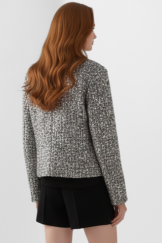 CHANTELLE jacket in fabric and sequins