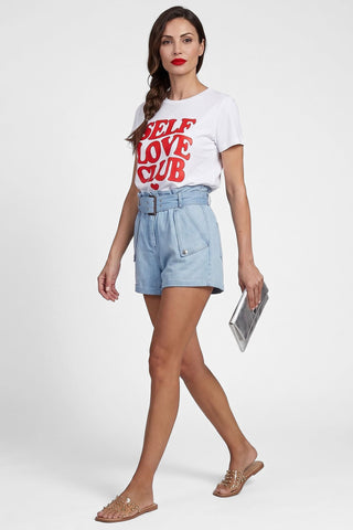 T-shirt donna SELF stampata Self Love Club Have One