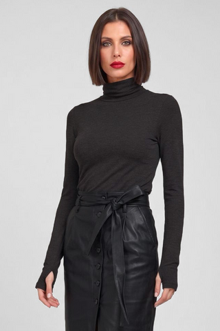 Maglia donna PERRY dolcevita con guanti integrati