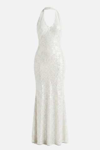 ANTIBES sleeveless full sequin maxi dress