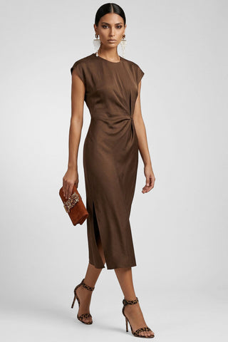 RUBINI m/m midi dress with slit