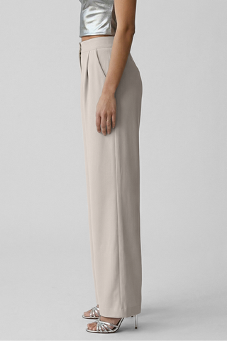 Pantaloni palazzo PALACE  a vita alta