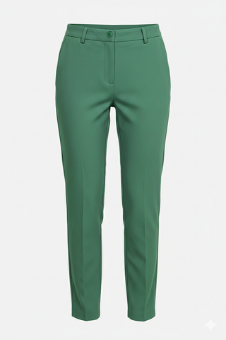 Pantaloni donna AJACCIO taglio capri con tasche sartoriali slim fit lunghezza 7/8