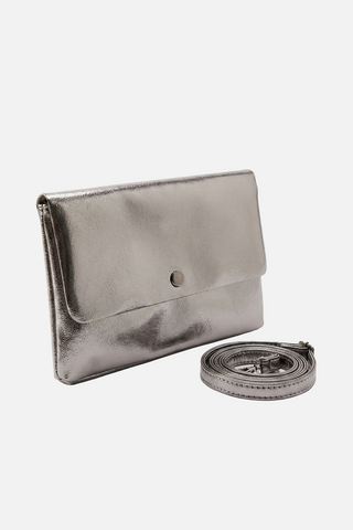 Pochette MARTINE con chiusura a patta e tracolla