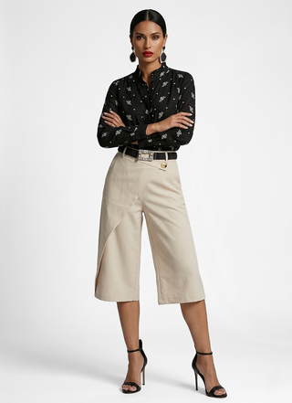 Bermuda a gamba larga FIJI effetto chiusura a portafoglio