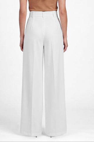 Pantalone donna Liu Jo PAULETTE a gamba larga con bottoni dorati e cintura