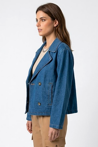Giacca denim ESTELA doppiopetto