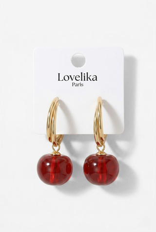CHERRY earrings stainless steel