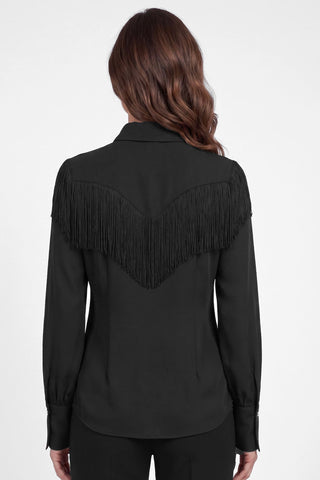 Camicia donna Liu Jo GUENDA  stile western con frange