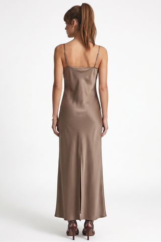 Abito sottoveste lungo PRECIUS con pizzo