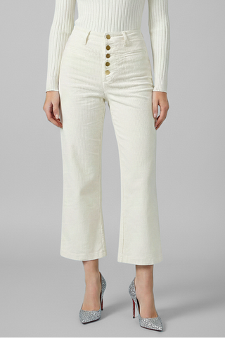 Pantaloni LYSANDRE in velluto millerighe