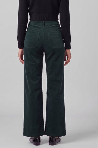 Pantaloni donna LYSA in velluto millerighe