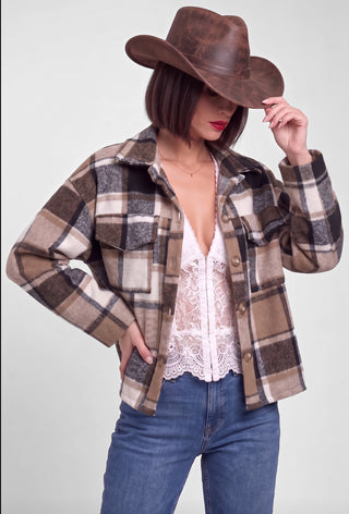 Giacca donna CAVIER  a quadri Oversize