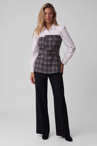 Camicia donna SAID a quadri  in cotone