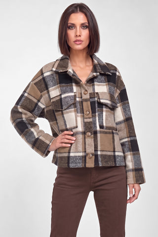 Giacca donna CAVIER  a quadri Oversize