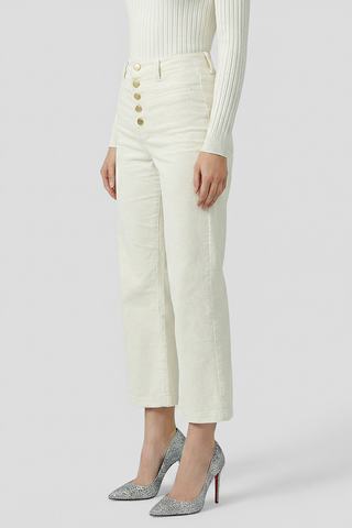Pantaloni LYSANDRE in velluto millerighe