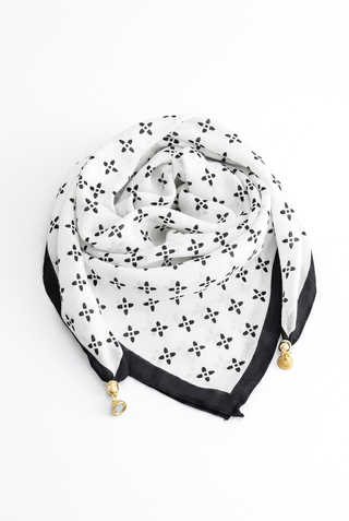 Foulard donna TRISTAN in viscosa con chiusura a calamita