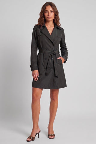 IMAN rainproof trench coat with belt and pockets