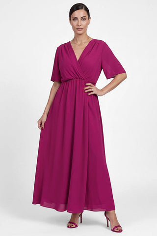 Abito MILVA lungo e schiena scoperta in misto viscosa
