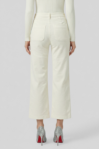 Pantaloni LYSANDRE in velluto millerighe
