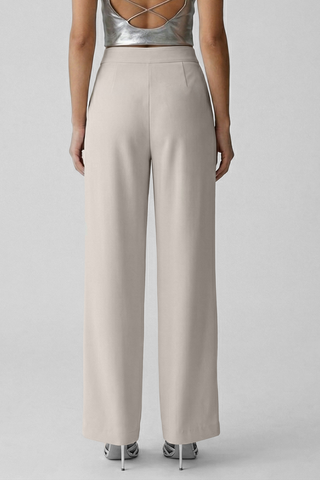 Pantaloni palazzo PALACE  a vita alta