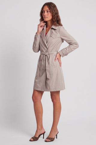 IMAN rainproof trench coat with belt and pockets