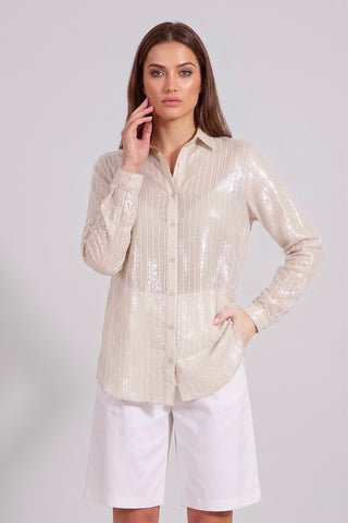 Camicia FABIAN a righe in tessuto Lyocell