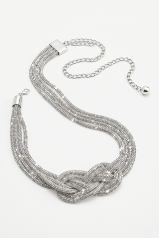 Cintura donna DIAMOND gioiello con microstrass e catena regolabile