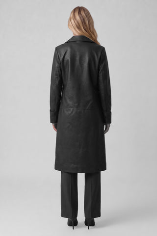 Cappotto STEFY lungo Oversize ecopelle