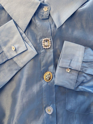 LIBERTY Co-ord with jewel buttons