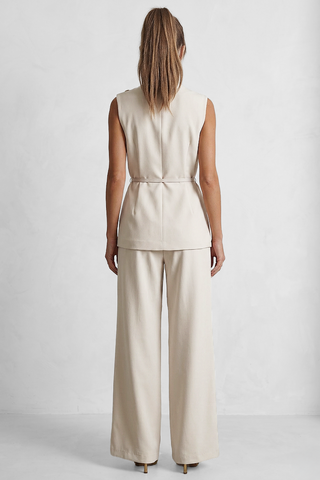 Coordinato donna  VIVIENNE viscosa e cotone blusa e pantalone palazzo