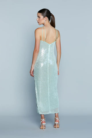 Abito lungo VELHO full paillettes