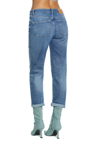 Jeans donna Relish CINDY vita media a sigaretta lavaggio medio vintage