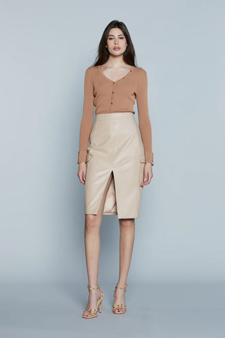 Cardigan donna GIROLA Relish a costine in viscosa sh