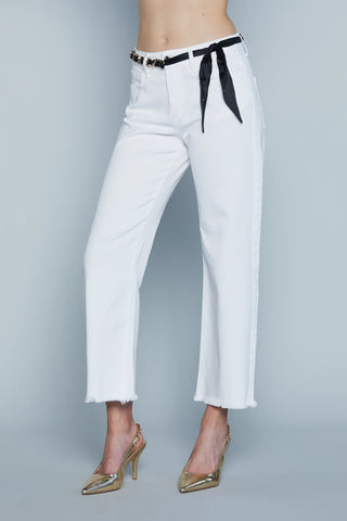 Pantaloni donna Relish denim sfrangiati VICL