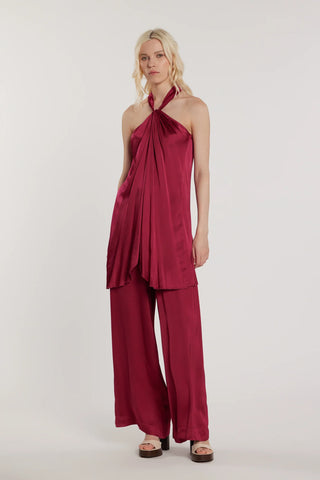 Long APART top with crossover neck