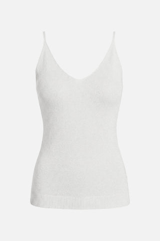 Top donna MARCELA in lurex misto viscosa con bretelle sottili