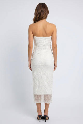 Abito midi a fascia RENEE misto cotone - immagine 5