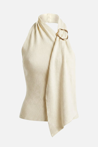 Top ARLENA neck tie with ring