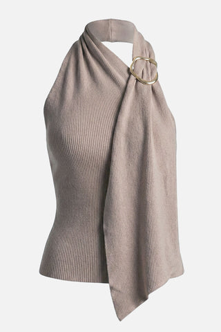 Top ARLENA neck tie with ring