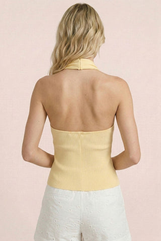 Top ARLENA neck tie with ring