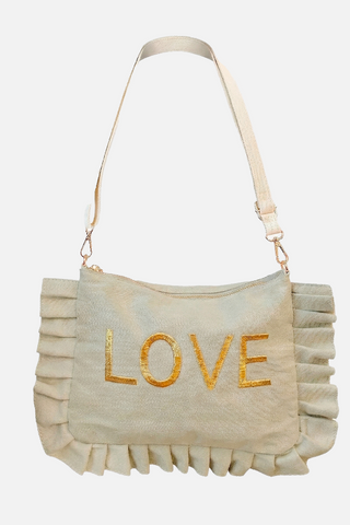 CALLIOPE cotton bag with "love" inscription
