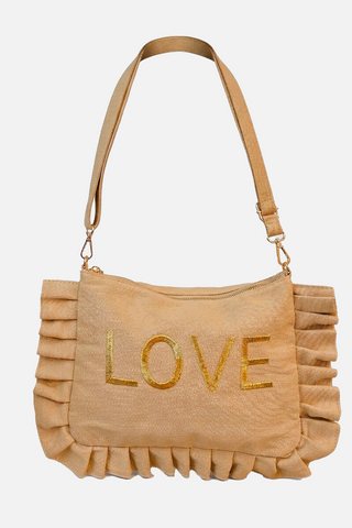 CALLIOPE cotton bag with "love" inscription