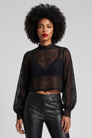 Blusa donna DIDI in pizzo di cotone (DIDIANE)