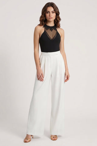 Body in cotone ISALINE in tulle e pizzo - immagine 4