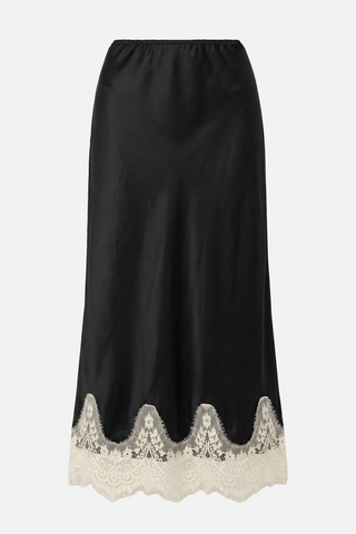 Gonna midi VERSAILLES con pizzo