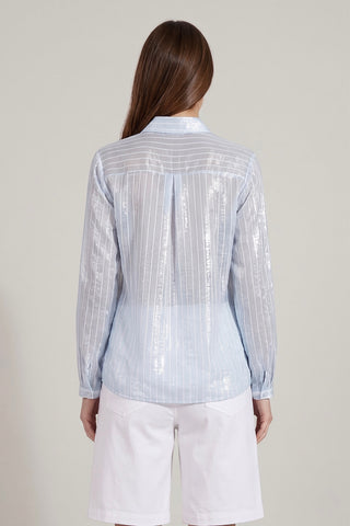 Camicia FABIAN a righe in tessuto Lyocell - immagine 5