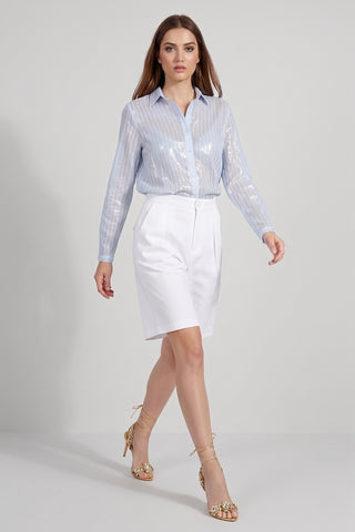 Camicia FABIAN a righe in tessuto Lyocell - immagine 7