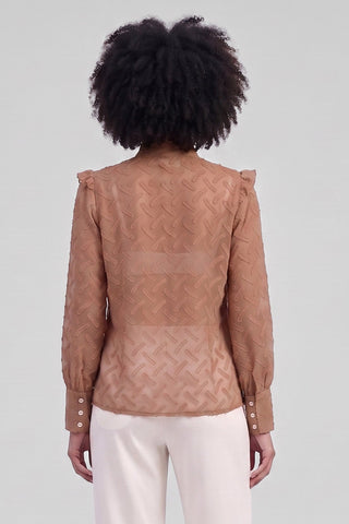GISELLE Shirt with ruffles l/s