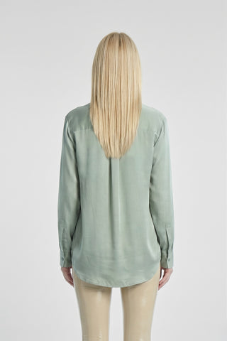 Camicia donna in viscosa ISOTTA m/l con taschino - immagine 4
